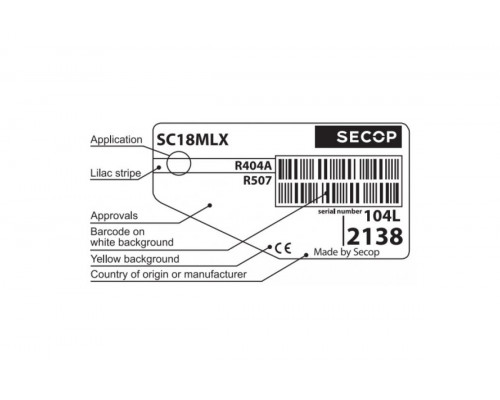 Компрессор Secop SC 18 MLX (R-404) (W при +7,2° 3142Вт) среднетемпературный Компрессор Secop SC 18 MLX (R-404) (W при +7,2° 3142Вт) среднетемпературный