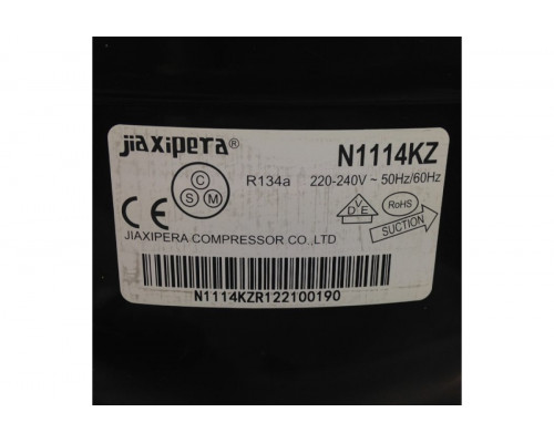 Компрессор R134a, Джаксипера N1114KZ, (Вт при -23.3°) 175W GVM66AT Компрессор R134a, Джаксипера N1114KZ, (Вт при -23.3°) 175W GVM66AT